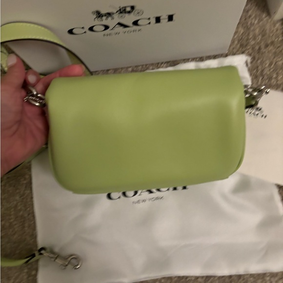 Coach Mini Pillow Tabby in Pistachio - Picture 3 of 6